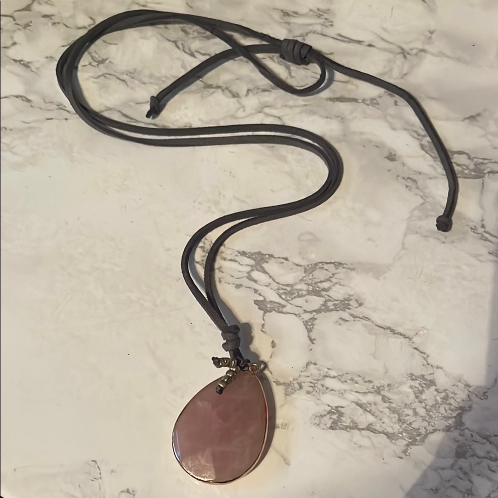 Elegant Pink Pendant Necklace